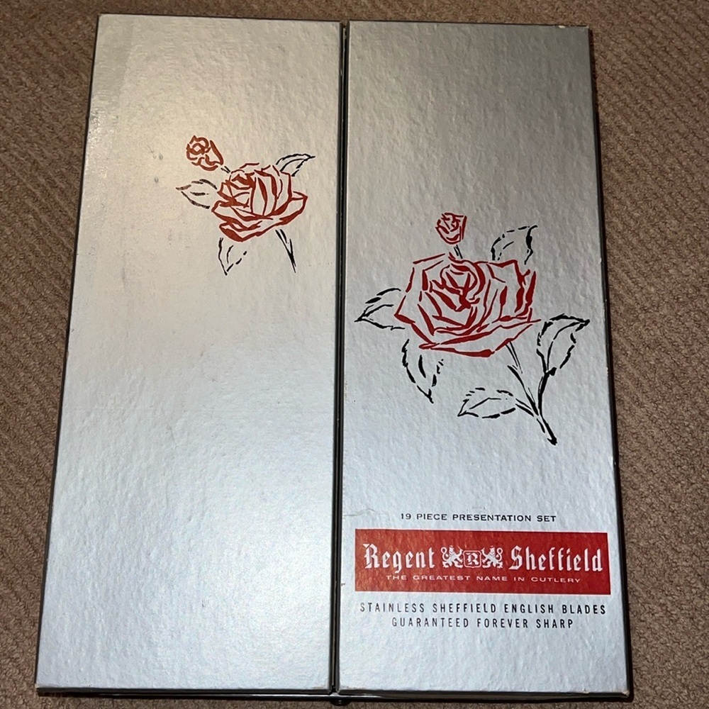 Regent Sheffield English Bladed Stainless Steel 19 Pc Presentation Knife Set